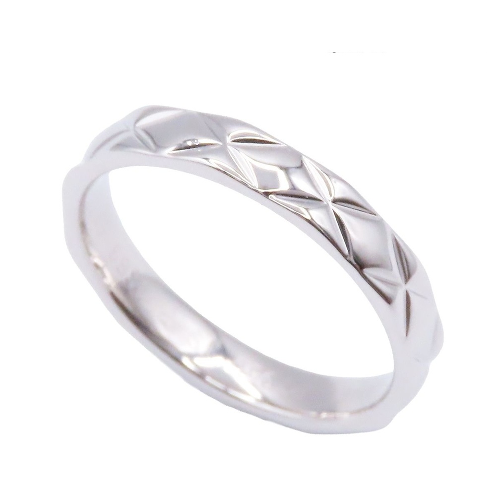 Chanel Quilted Platinum 57 Ring
